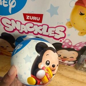 Snackles Disney 5" Capsule Stuffed Animal new plastic